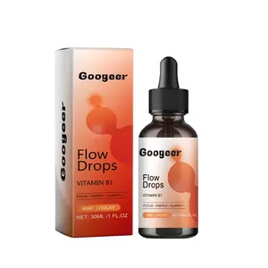 Immunity Booster Flow Drops with Cordyceps & Vitamin B1 | Fast-Absorption Immune Support Supplement | Vegan Liquid Drops for Adults Natural Fitness Healthcare