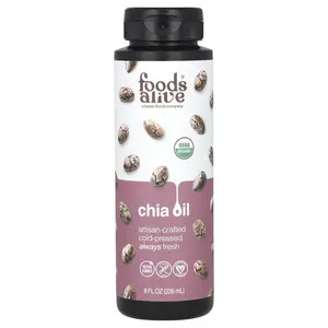 Foods Alive Organic Chia Oil, 8 fl oz (236 ml)