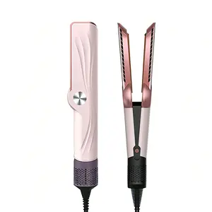 Air Hair Straightener 2-in-1 Wet-to-Dry BlowDryer & Straightener LCD Display AdjustableTemperature Fast-Heating High-Speed Airflow 200Million Negative lons Salon-Quality Suitable for HairTypes 1A-3C Medium-to-Long Hair 12-32inMothersDayGift tiktokshopspri