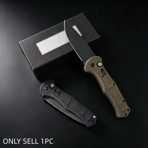 1pc 9070 Multi-Functional Folding Knife, Durable Stainless Steel Blade, Pocket Knife, Kitchen Tool, Ideal for Camping, Hiking, Fishing, Men's Gift