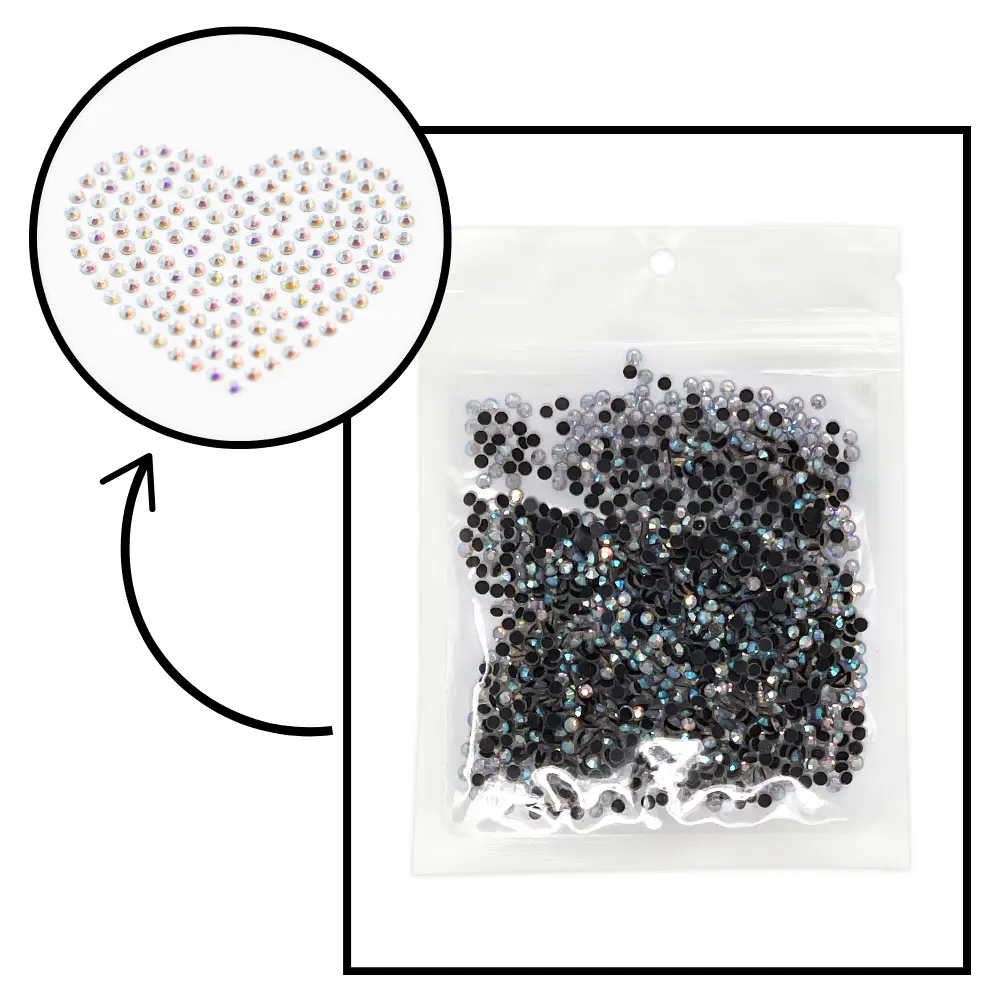 Hotfix Rhinestone Bulk Pack - Crystal Shimmer