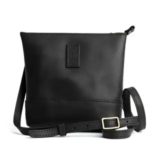 Portland Leather Festival Bag - Lightweight Event Carry - Leather Crossbody Bag, Compact Size, Adjustable Strap