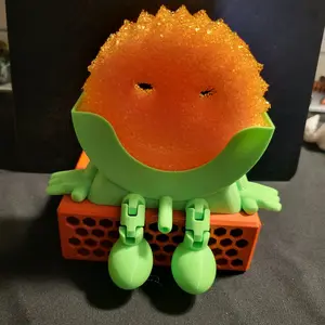 3D-printed sponge daddy sponge holder