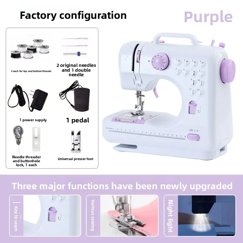 Purple - Standard sewing machine + US standard + i