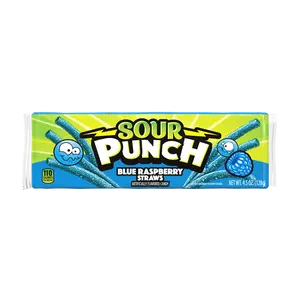 Sour Punch Blue Raspberry Straws, 4.5oz Tray