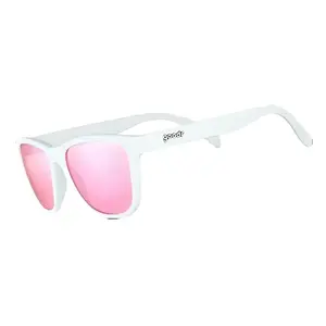 Au Revoir, Gopher - goodr White OG Square Polarized Sunglasses Au Revoir, Gopher - goodr White OG Square Polarized Sunglasses