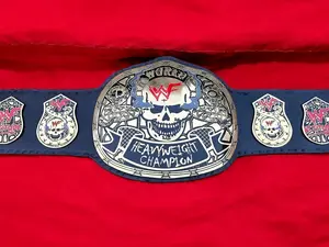 SMOKING SKULL STONE COLD WORLD HEAVYWEIGHT CHAMPIONSHIP TITLE Replica Belt Adult Size