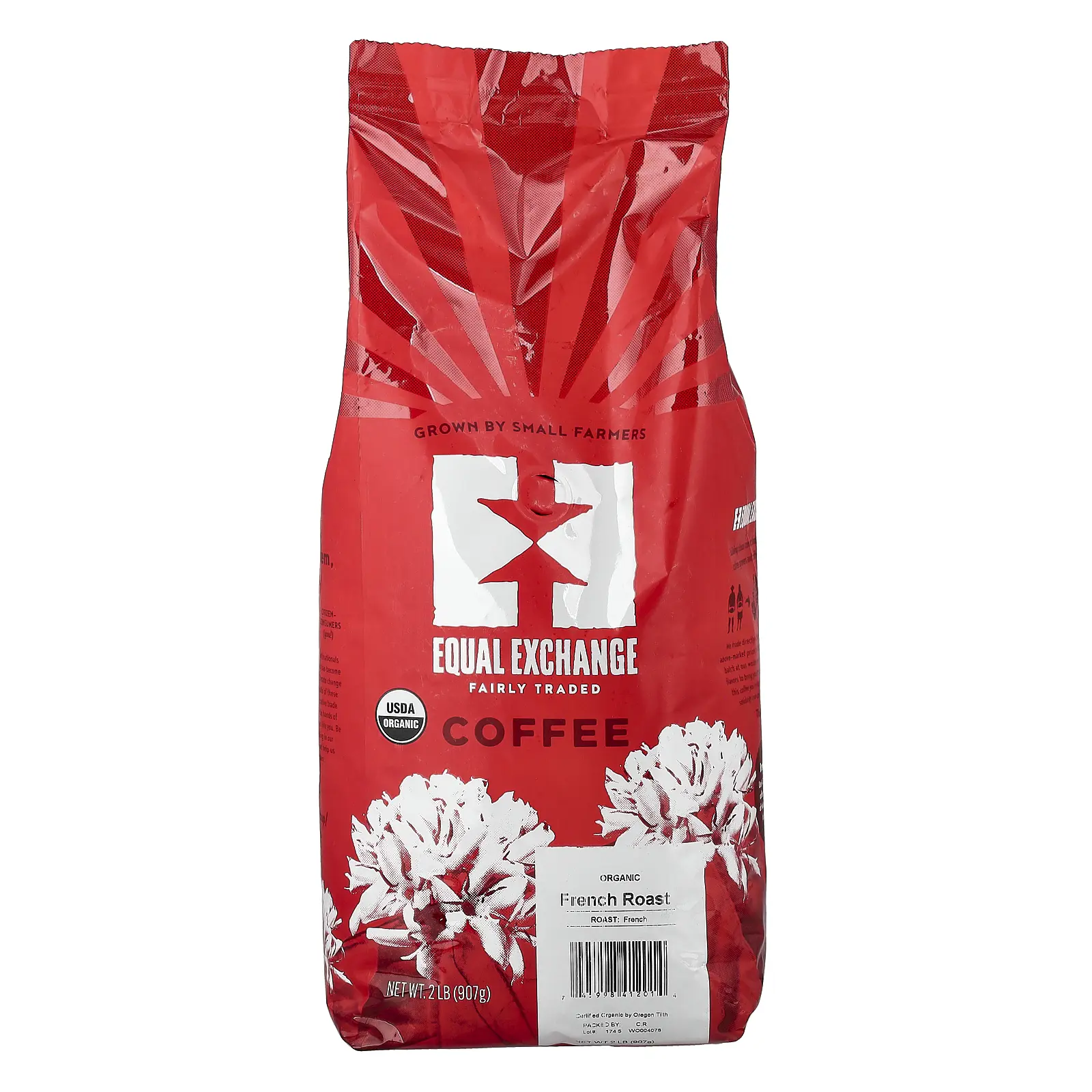 Equal Exchange Organic Coffee, Whole Bean, French Roast, 2 lb (907 g) Equal Exchange Organic Coffee, Whole Bean, French Roast, 2 lb (907 g)