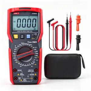 Digital Multimeter Teste, TRMS 6000 Counts Digital Multimeter Tester, AC/DC Voltage 1000V Volt Ohm Meter with NCV, Continuity Diode Transistor Test, Electrical Multimeter with Buzzer Alarm for Home Automotive