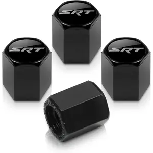 Black Tire Stem Valve Caps For SRT Black Tire Stem Valve Caps For SRT