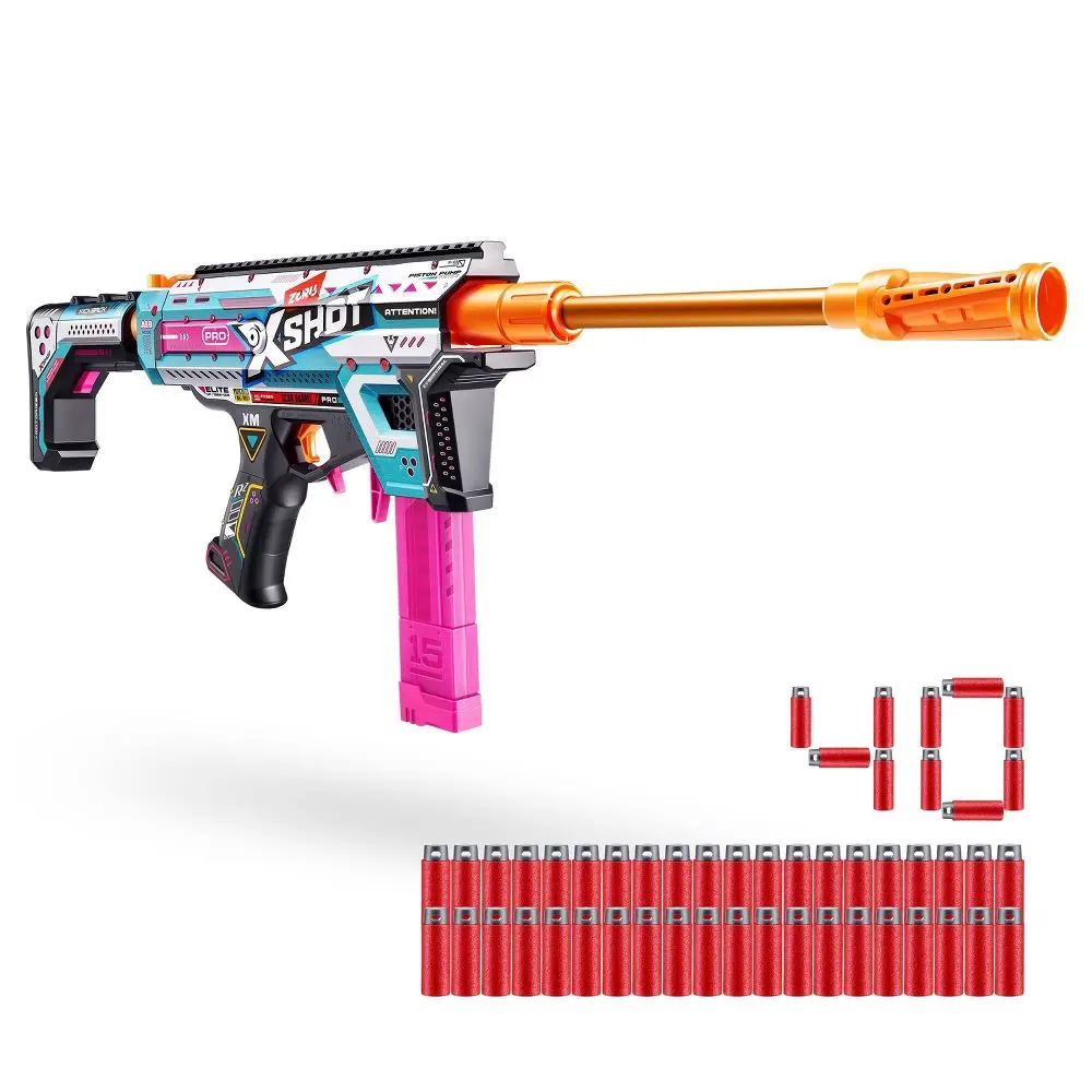XSHOT Pro Motorized Piston Pump Toy Dart Blaster by ZURU XSHOT Pro Motorized Piston Pump Toy Dart Blaster by ZURU