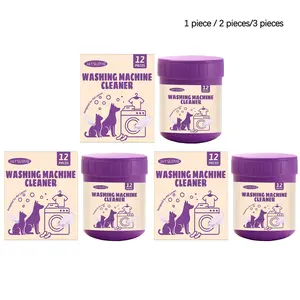 Washing Machine Cleaning Tablets (12 Pieces), Dissolves Dirt and Odors, Daily Maintenance for Home Washing Machines, Liquid Type