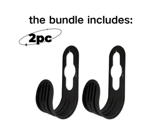 Water Pipe Hook Bracket Garden Watering Pipe Hanger Wall Mounted Neat Bracket Organiser Hangable  Installation   water hooks