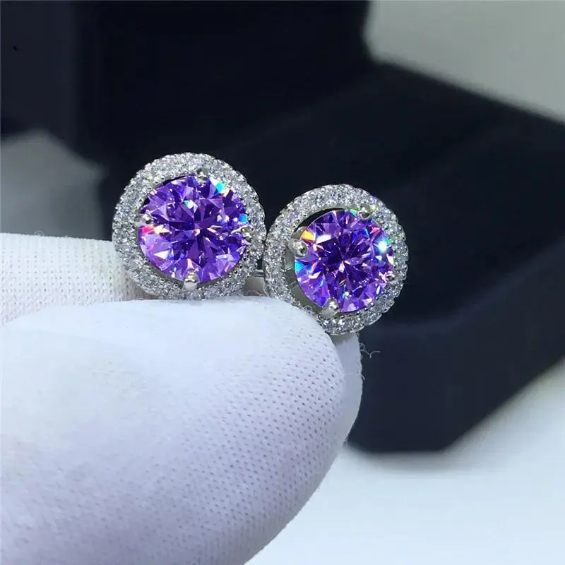 A5:Purple Moissanite (round)