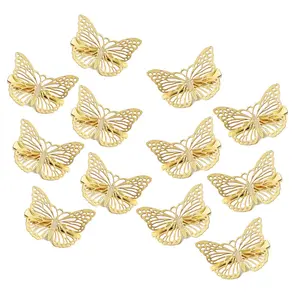Butterfly Hair Clips, 12pcs Cute Metal Butterfly Hair Claw Clips Hairpins Accessories for Women and Ladies