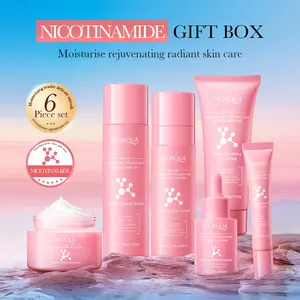 Collagen Sakura Moisturizing Revitalizing Six Piece Set,Firming Brightening,Elasticity Tender Skin Sakura Extract,Deep Moisturizing Repairing, Hydrating Soothing,Best Gift Moisturizer Moisture