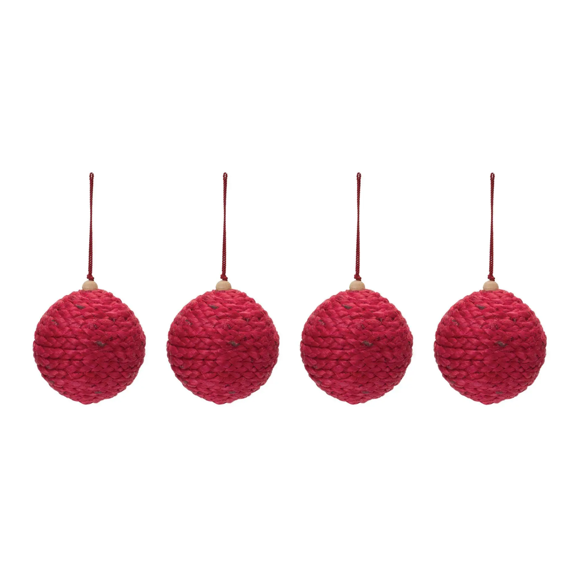Melrose Jute Ball Ornament (Set of 4)