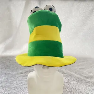 World Cup Football Hat - Carnival, Match, & Fan Costume Accessory - Party, Masquerade, & Performance Headwear - Nightclub & Rave Hat - Party & Gathering Atmosphere Prop