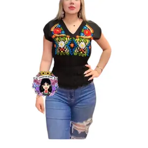 Blusa encantadora multicolor