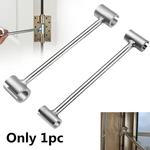 Door Hinge Adjustment Tool, Gap Adjusting Wrench, Double Ended Wrench, Dual-Head Door Hinge Maintenance Tool, Round Head Bolt Hinge Tool