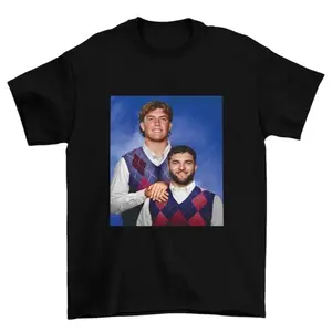 New York Football T-Shirt Featuring Jaxson Dart and Cam Skattebo Step Brothers Poster Theme for Fans