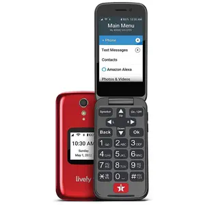 Lively Jitterbug Phones Flip2 - Flip Cell Phone for Seniors
