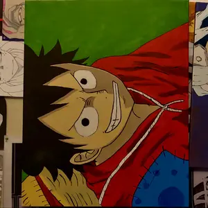 Acrylic painting on canvas One piece