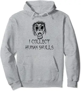 I Collect Human Skulls Halloween Costume Word Design Pullover Hoodie - Gabrielcru Shop 62B0B7C83172