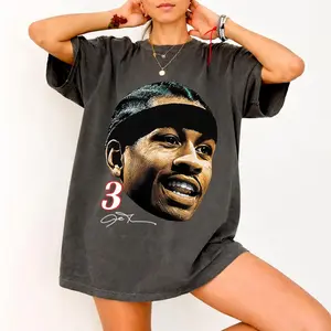 Allen Iverson The Answer Vintage 90s Graphic Comfort Colors Shirt, Retro Sports Unisex Tee