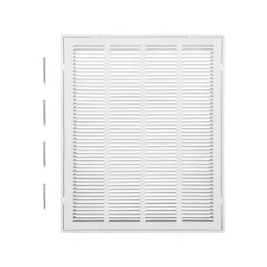 SummerWinsVEVOR Return Air Filter Grille, Fits W20x H25 Inch Duct Opening, Filter Not Included, Return Air Vent Cover for Wall, Powder-Coated Steel Return Air Grill Detachable Face/Door for 1 inch Filters, Wall Mount, Fits Ductsdealsforyoudays