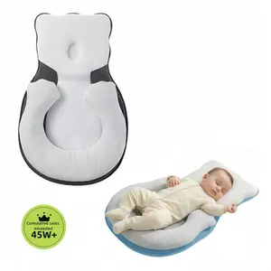 Newborn Baby Pillow Prevents Flat Head Syndrome, Corrects Sleeping Position, Recommended by Maternity Centers, Easy Sleep for Good Skull Shape, Infant