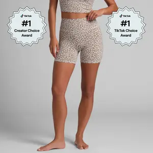 Comfrt | ComfrtCore 5" Biker Shorts | Seamless Front Smooth Fabric Biker Workout Bottom Womenswear