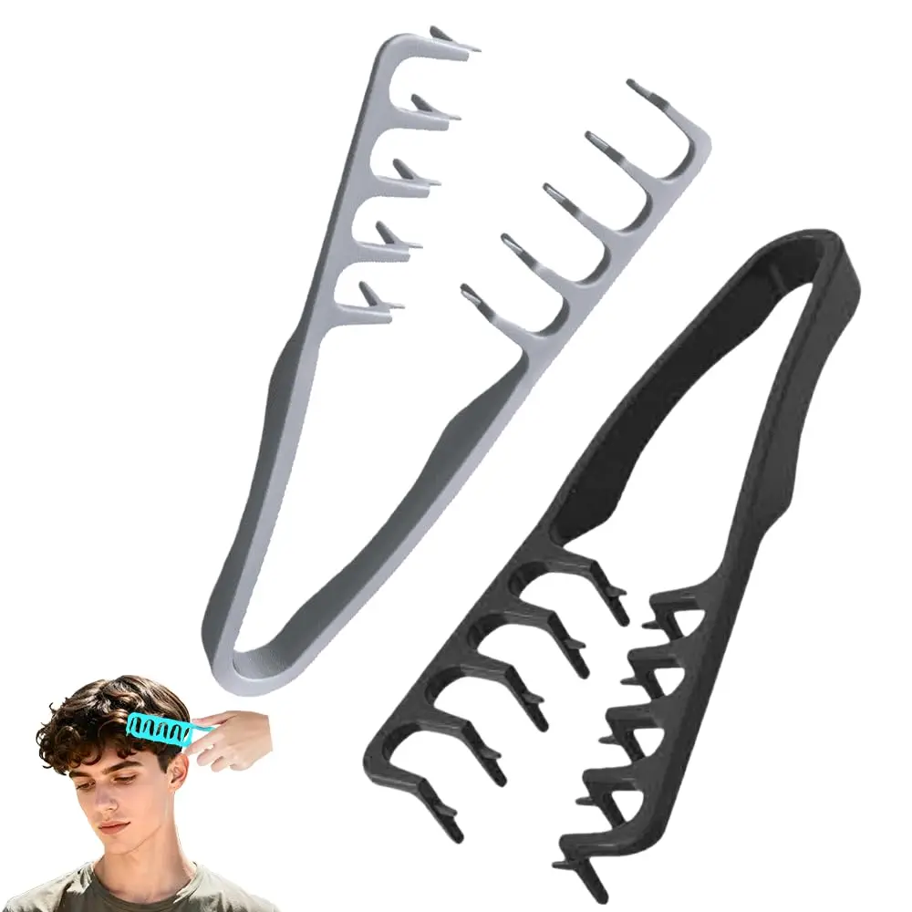 Texture Comb, 2026 Upgraded Volumizing Comb, 1/2 pcs Wide-Tooth Hair Styling Comb, Root-Lifting Tool for Maximum Volume, Bangs Seam Grooming Accessory for Women and Men Hair Detangling Comb Hair Brush Comb
