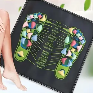 Electric Foot Massager Pad, Health Care Acupressure Reflexology Mat, Non-Electric Massage Tool for Feet, Pain Relief & Relaxation
