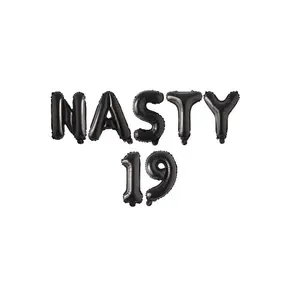 Nasty 19 Balloon Banner