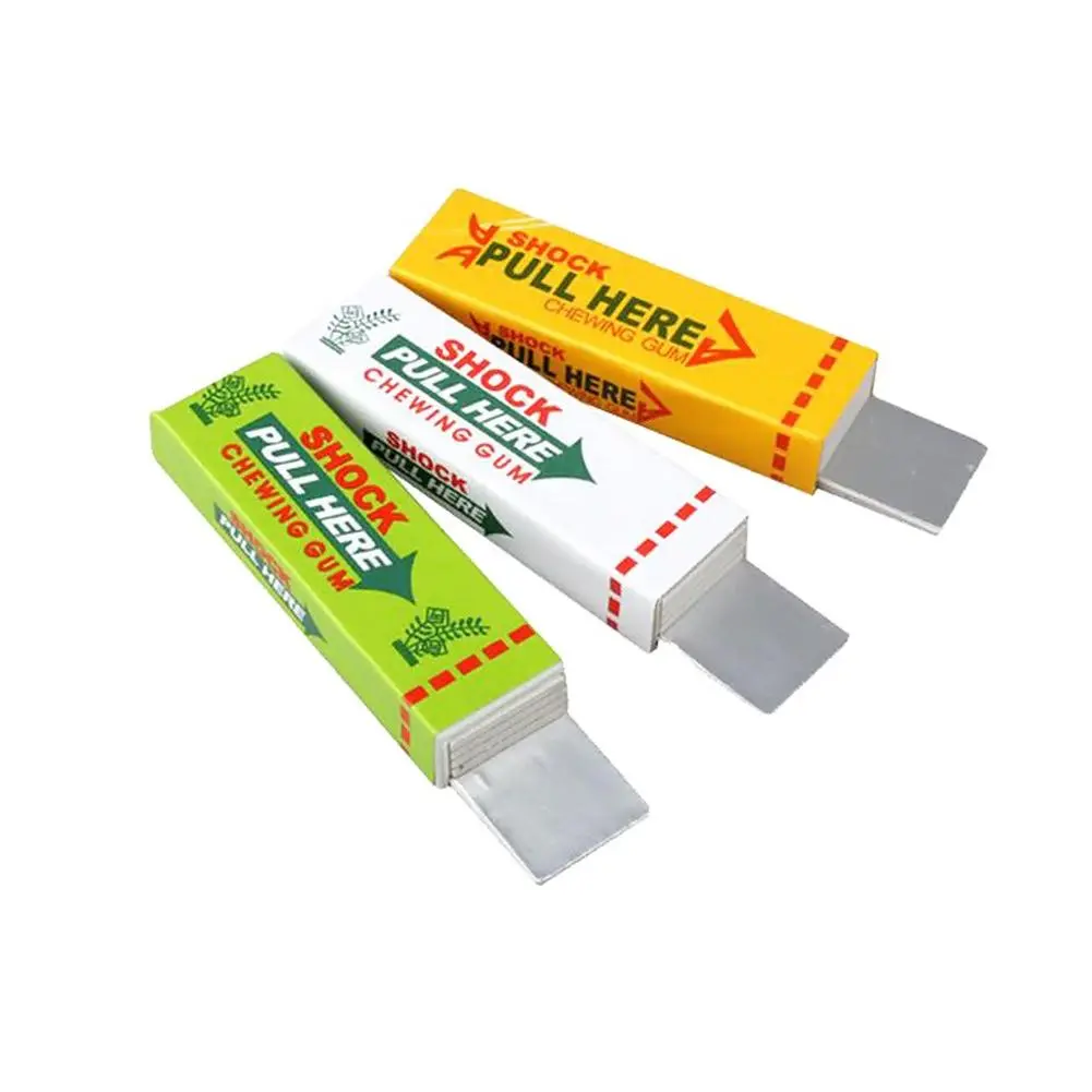 Electric Shock Joke Chewing Gum Toy, Creative Prank Gift with Shock Effect, Casual Gag Toys & Practical Jokes Gadget for Fun, Funny
