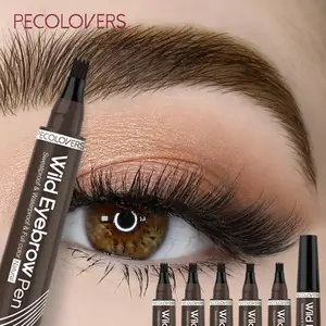 6pcs/set  Quick Dry Waterproof Eyebrow Pencil, Eyebrow Liquid - Anti-Smudge, Lomg Lasting, Suitable for Daily Use, Women's Gifts
