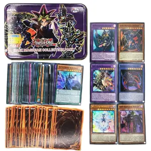 Yu-Gi-Oh Deck 783 DARK MAGICIAN COLLECTION PACK Holographic Golden White Dragon Duel Game Collection Card with Tin Box