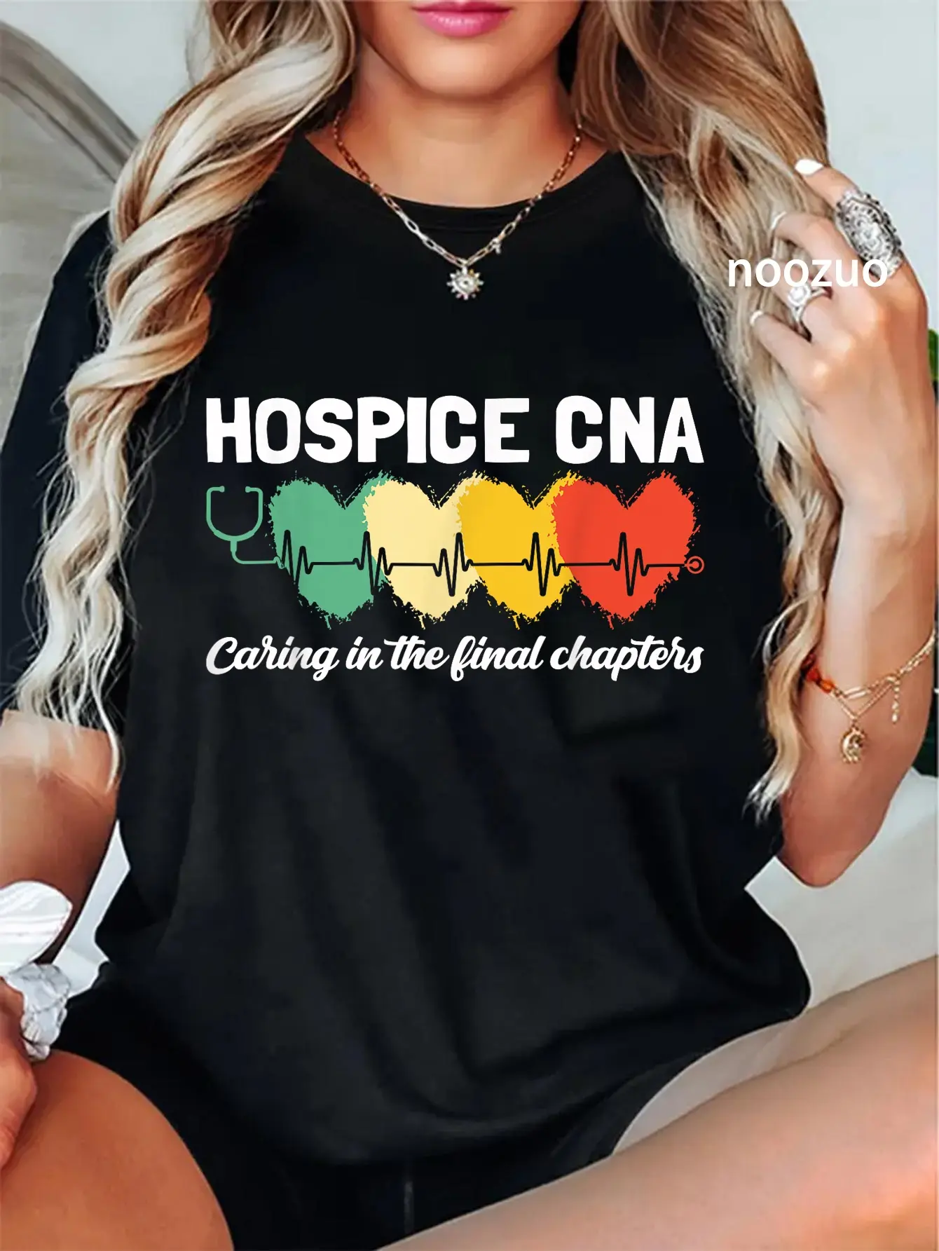 100% Cotton Unisex Hospice CNA Certified Nurse Assistant Palliative Care T-Shirt Casual Top