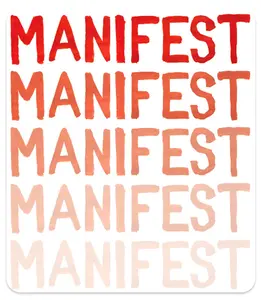 "Manifest" Fridge Magnet: Funny Sarcastic Magnet for Home, Office, and Gifts
