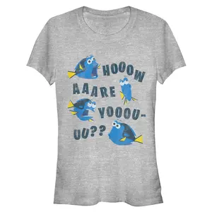 Juniors Womens Finding Dory Whale How Are You T-Shirt