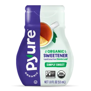 Organic Liquid Stevia Sweetener Drops - Simply Sweet - Zero-Calorie, Plant-Based Sugar Substitute