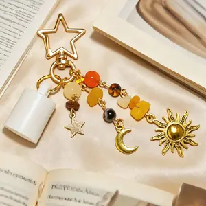 Lip Balm Keychain for Summer Fridays 0.5 Oz - Stylish Secure Lip Gloss Bag Charm with Hook Loop Closure & 10 Color Options - Perfect  Chrismas Valentine's Day Gift for Women