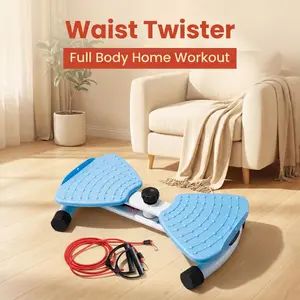 Twist Waist Machine – Home Fitness Core Trainer, Adjustable Resistance, Dual Pedal, Non-Slip, Full Body Exercise, Compact Storage,  Portable Home Gym Equipment