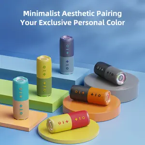 10W*2【ZEALOT】Portable wireless speaker, Magnetic Split speaker, RGB ambient light, outdoor Bluetooth speaker surround sound, TWS pairing,long battery life,supports USB/TF/AUX/BT smartphones. Ideal choice for family/car/party/camping/gift giving