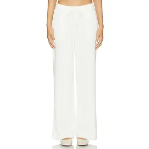 Beyond Yoga Breathe Easy Corduroy Wide Leg Pant in Dove
