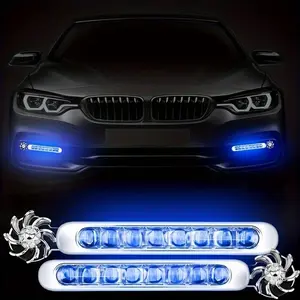 Car Front Grille LED Light, Car Daytime Running Light, Car Decorative Light, Universal Car Exterior Accessories for Car Decoration, Led Car Lights, Light Bar Car