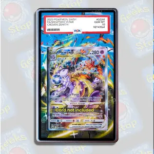 Mewtwo VSTAR PSA Beckett Extended Art Custom Card Display Case
