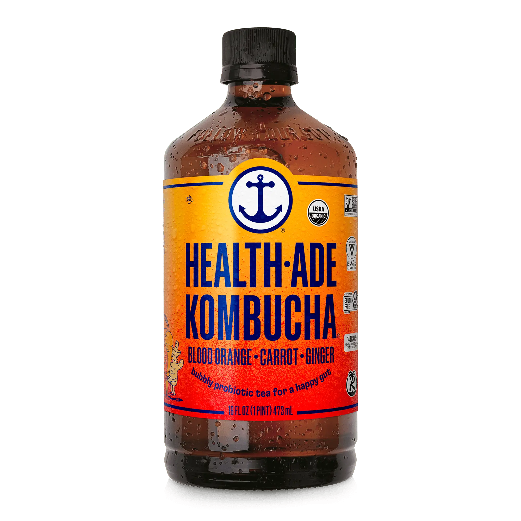 Blood Orange-Carrot-Ginger Kombucha