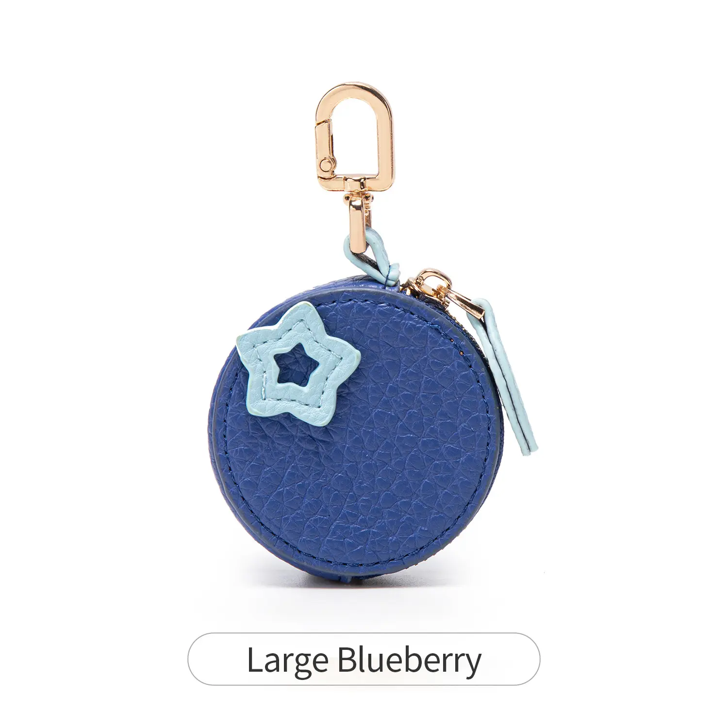 Cute Fruit Coin Purse Bag Charm,Mini Leather Coin Change Purse & Pouch Holder Keychain Charm for Handbag Tote Wallet Airtag Accessories,Kawaii Fruit Bag Charms for Girl Women Orange
